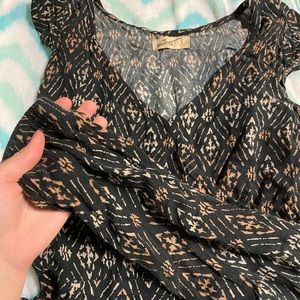 hollister boho jumpsuit